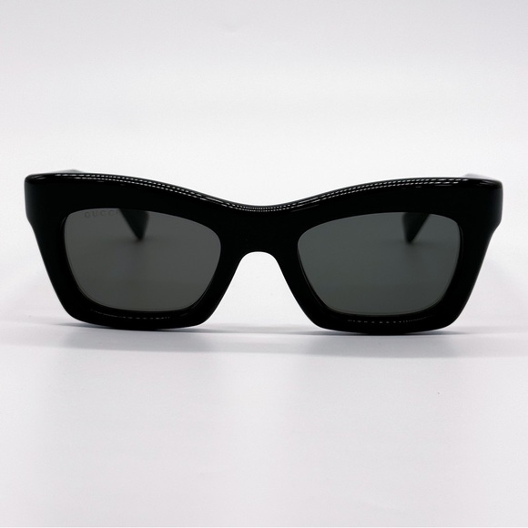 NEW GUCCI GG1773S 001 CAT EYE BLACK GREY WOMEN SUNGLASSES GUCCI - Picture 3 of 10